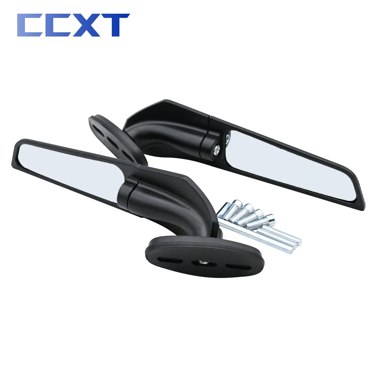 Motorcycle Mirror Modified Wind Wing Adjustable Rotating Rearview Mirror