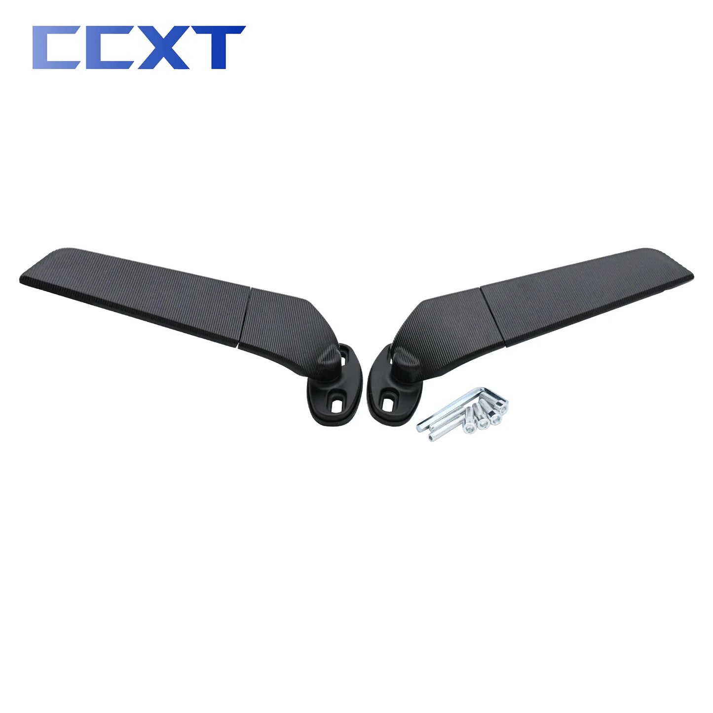 Motorcycle Mirror Modified Wind Wing Adjustable Rotating Rearview Mirror