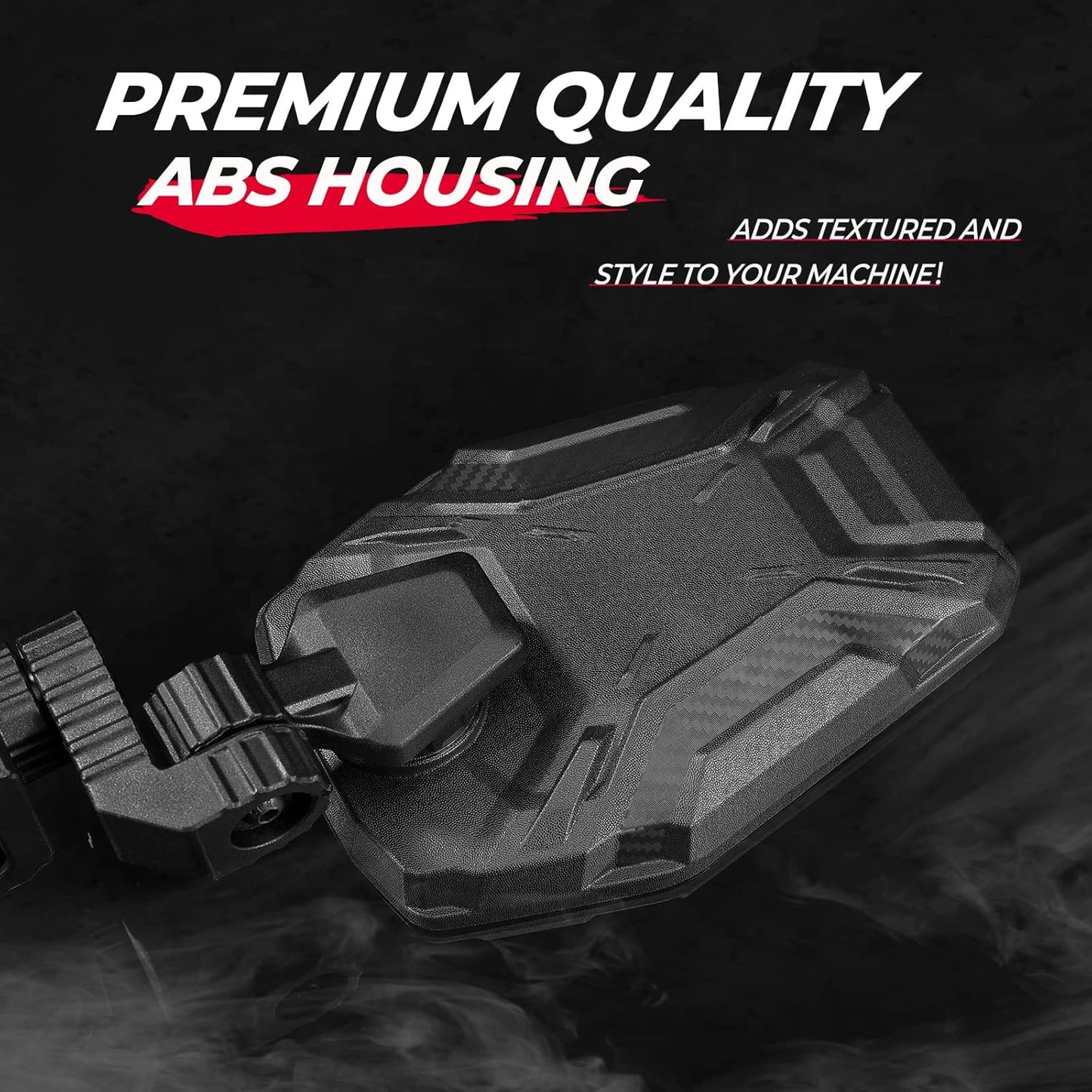 KEMIMOTO UTV Side Mirrors for 1.65-2 Inch Roll Bar - Compatible with Polaris RZR, Can-Am Maverick X3, and More