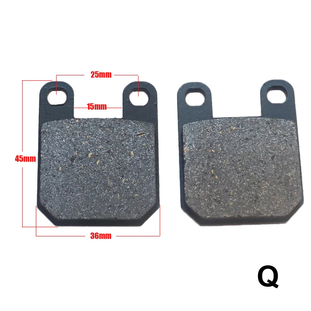 18-Type Hydraulic Brake Pads Set for Chinese Gas Bikes, Dirt Bikes, Taotao, Razor, T-Pro, Viper, Honda, Surron, Tektro, TRP & More