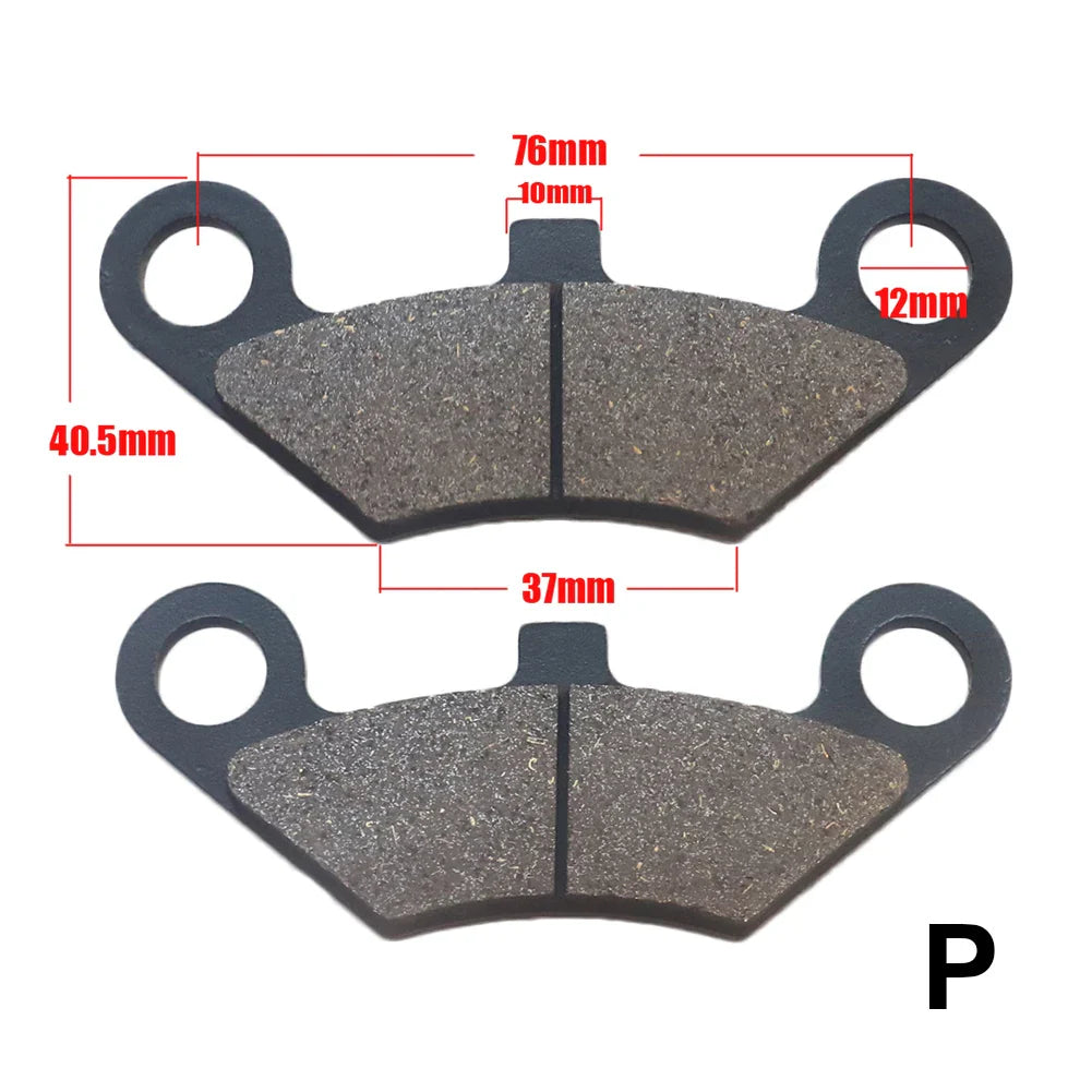 18-Type Hydraulic Brake Pads Set for Chinese Gas Bikes, Dirt Bikes, Taotao, Razor, T-Pro, Viper, Honda, Surron, Tektro, TRP & More