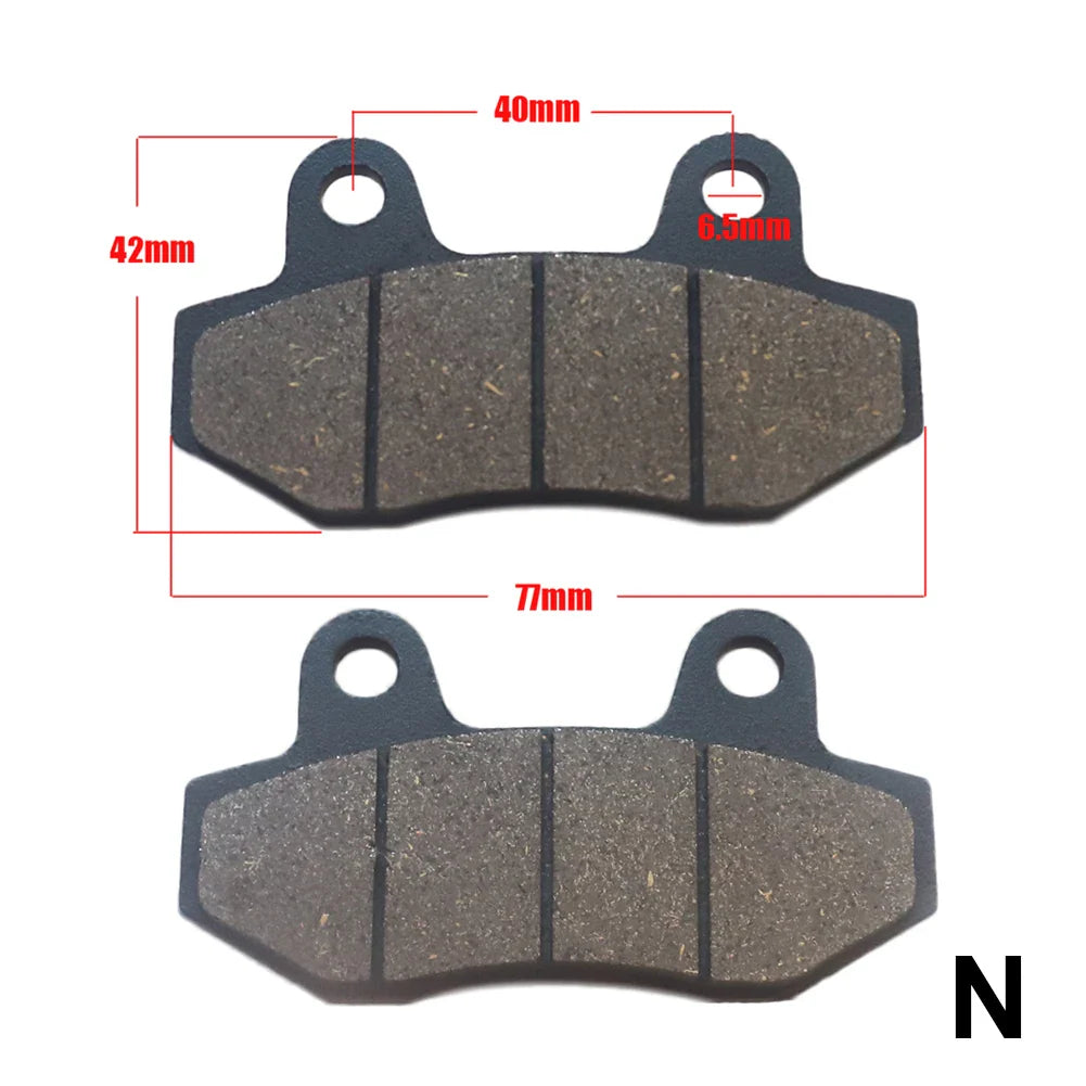 18-Type Hydraulic Brake Pads Set for Chinese Gas Bikes, Dirt Bikes, Taotao, Razor, T-Pro, Viper, Honda, Surron, Tektro, TRP & More