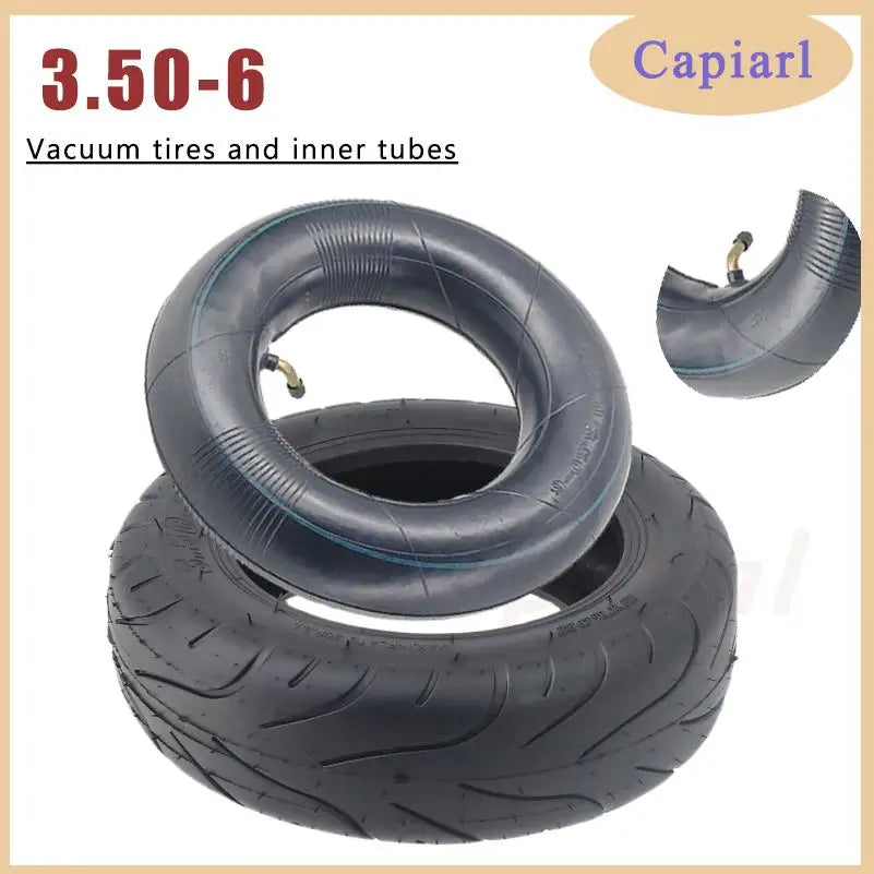 0.50-6 vacuum tire and 4.10/3.50-6 inner tube set for electric scooters