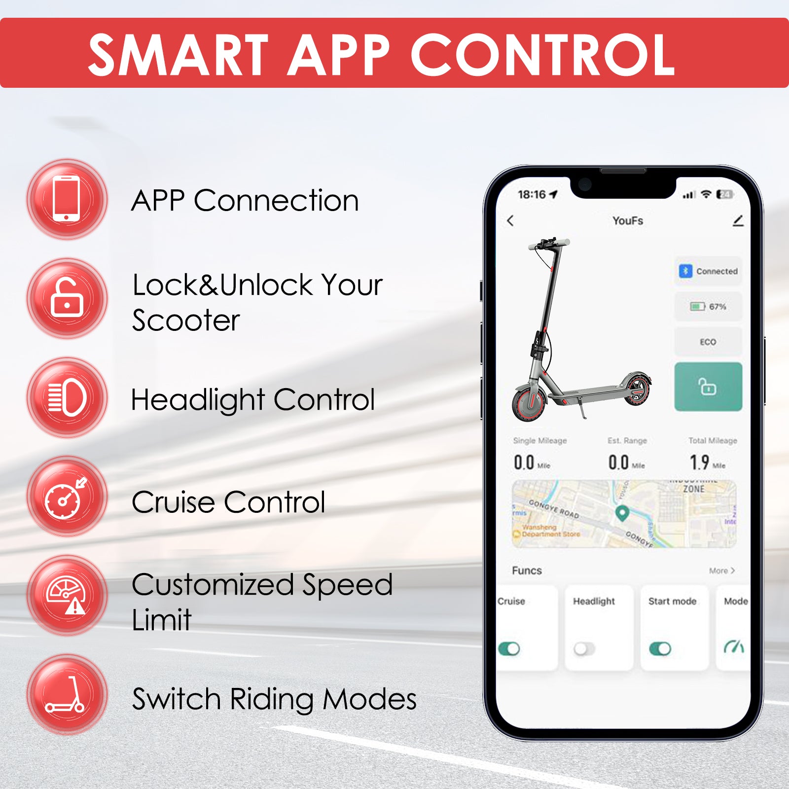   D8 PRO Electric Scooter 350W – Foldable Commuter Scooter for Adults