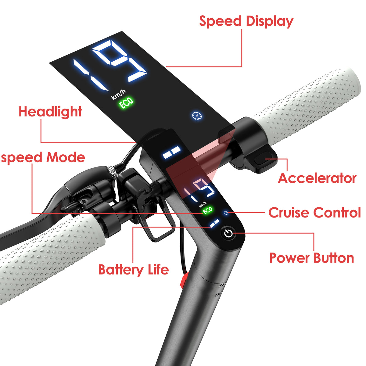   D8 PRO Electric Scooter 350W – Foldable Commuter Scooter for Adults