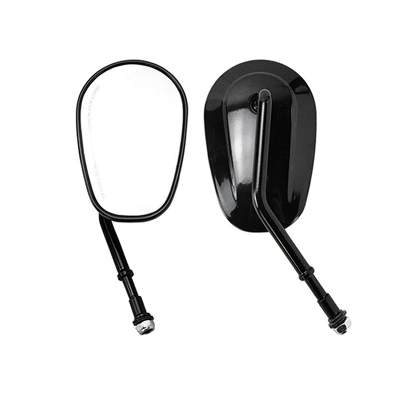 Harley-Inspired Retro Motorcycle Rearview Mirror Universal 360 Adjustable Aluminum Alloy Side Mirror