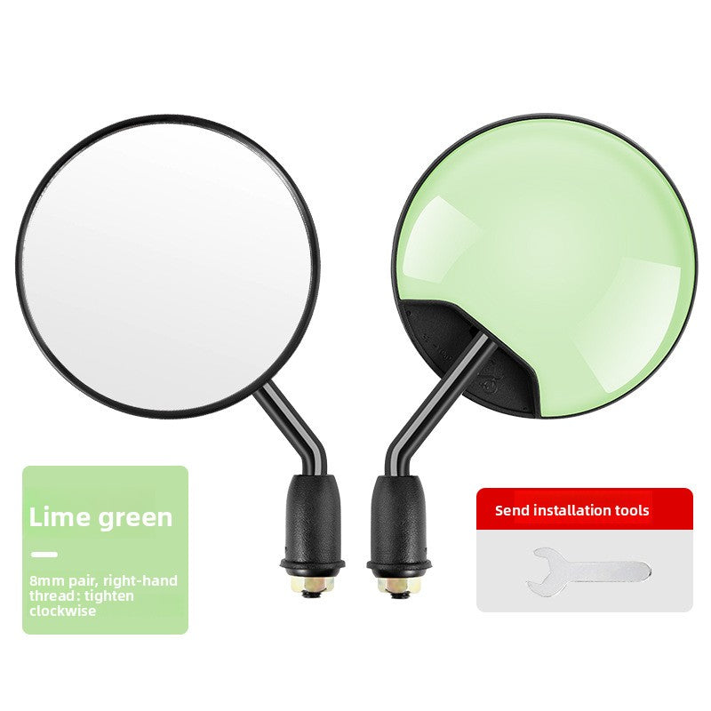 Universal 180 Adjustable Round Convex Scooter Mirror