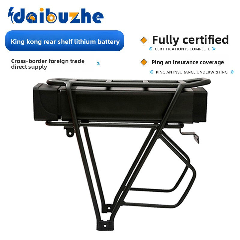 UGNE Rear Rack Electric Bicycle Battery - 36V / 48V Lithium-Ion
