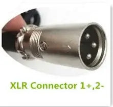 XLR Connector 1+,2- for audio applications and equipment connectivity.