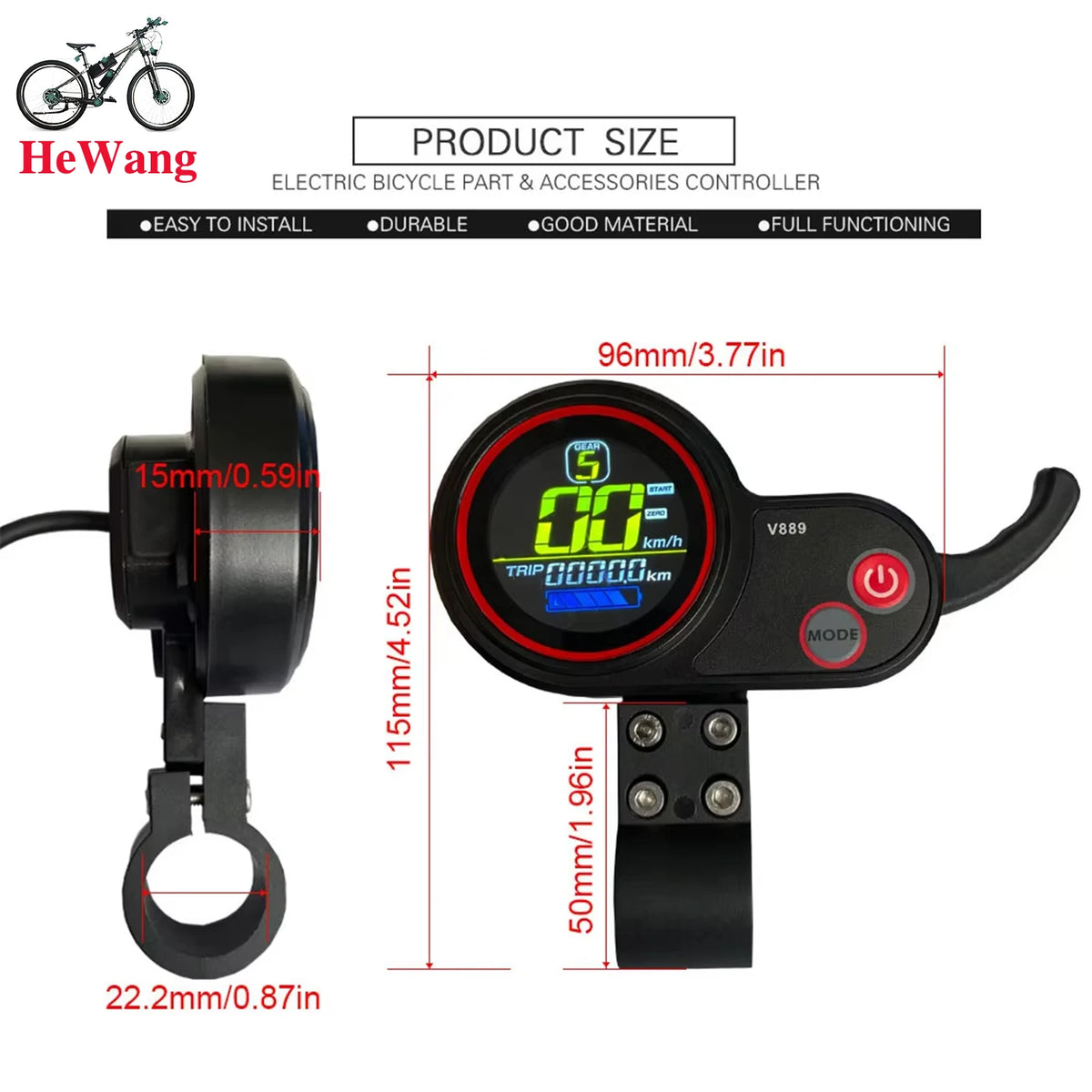 1000W ebike controller kit