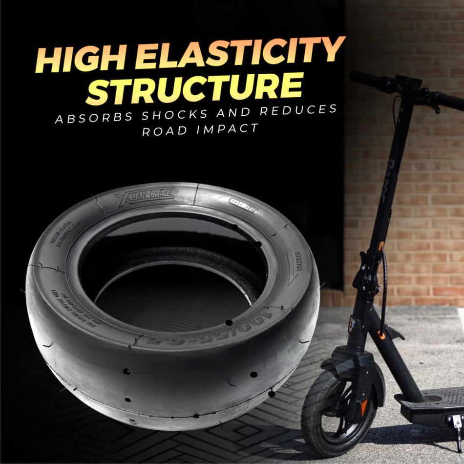 100/55-6.5 tubeless scooter tire with gel puncture repair layer