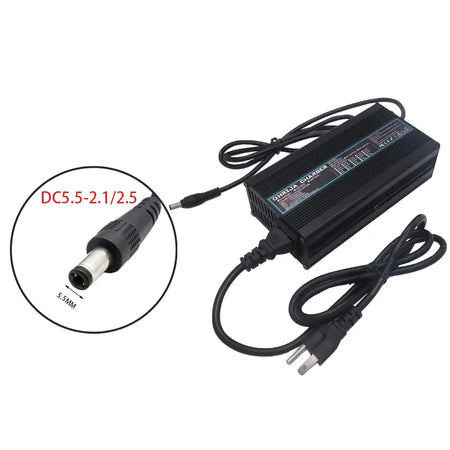 42V 10A Smart Lithium-Ion Battery Charger with Aluminum Case 37V 10S Battery for E-Bike & Balance Car