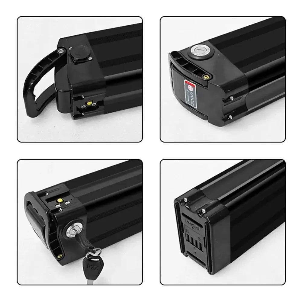 Silverfish E-Bike Battery 24V 36V 48V - 11Ah 15Ah 17Ah 20Ah Lithium-ion Pack for 250W-1000W Bafang Motor close-up
