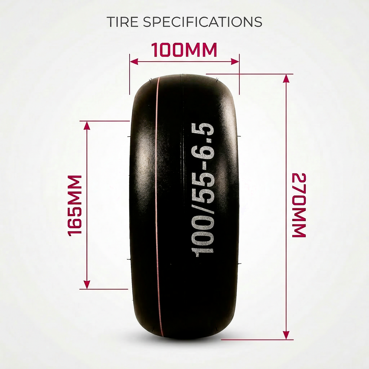 Tubeless Self Repairing Tire for E Scooter Models