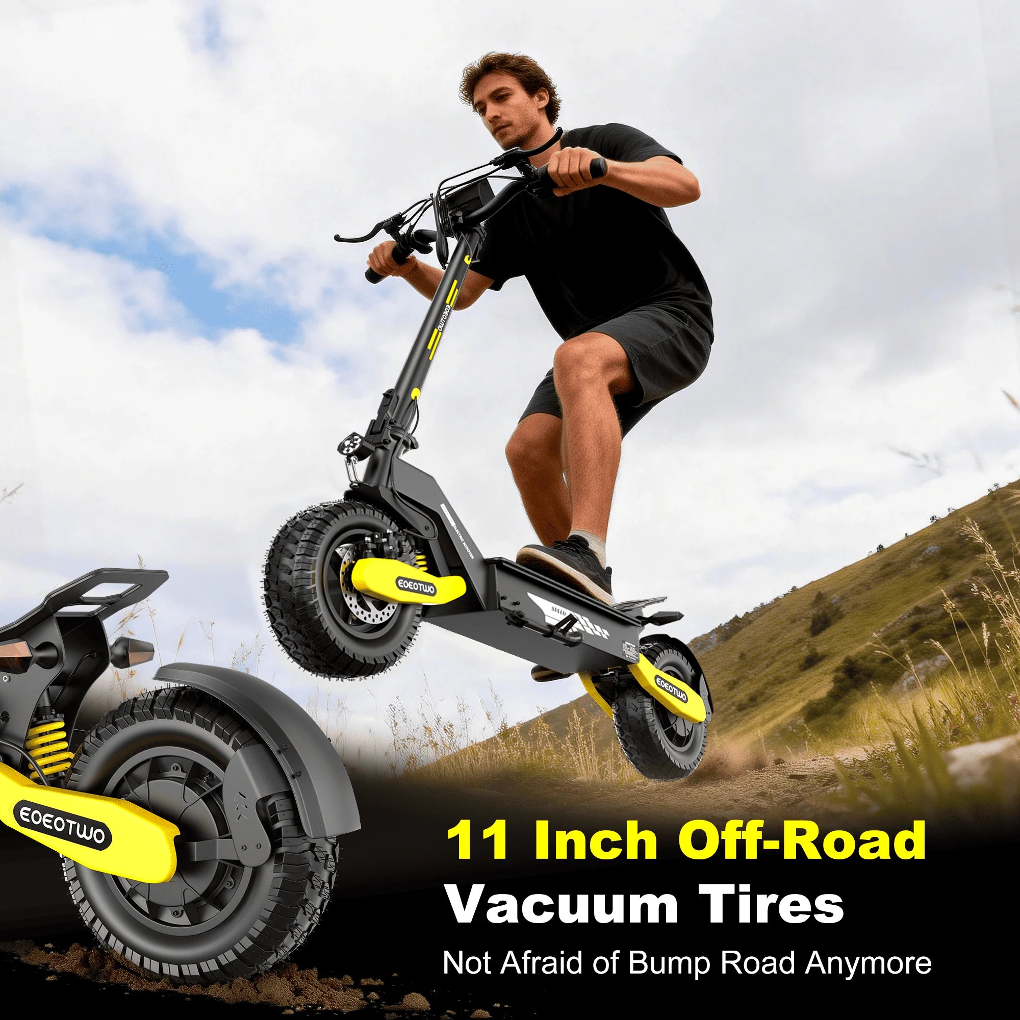 11 inch tubeless tire scooter