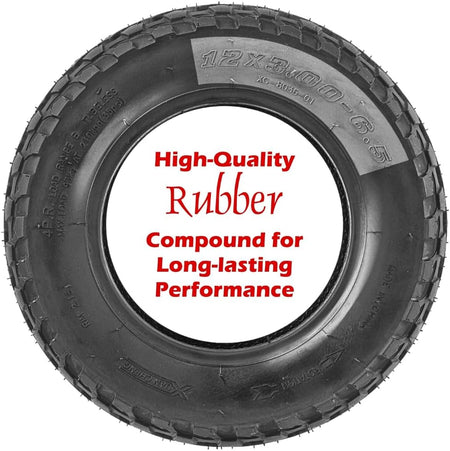   12x3.00-6.5 Tubeless Tire for High Speed E-Scooters