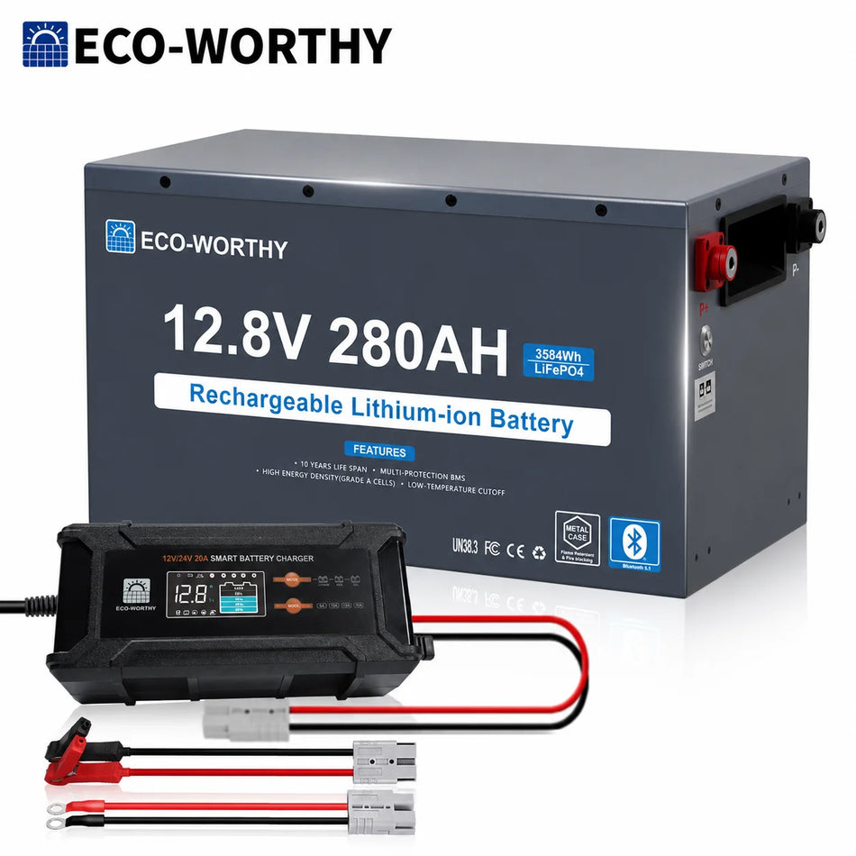 12.8V 280Ah LiFePO4 Lithium Battery