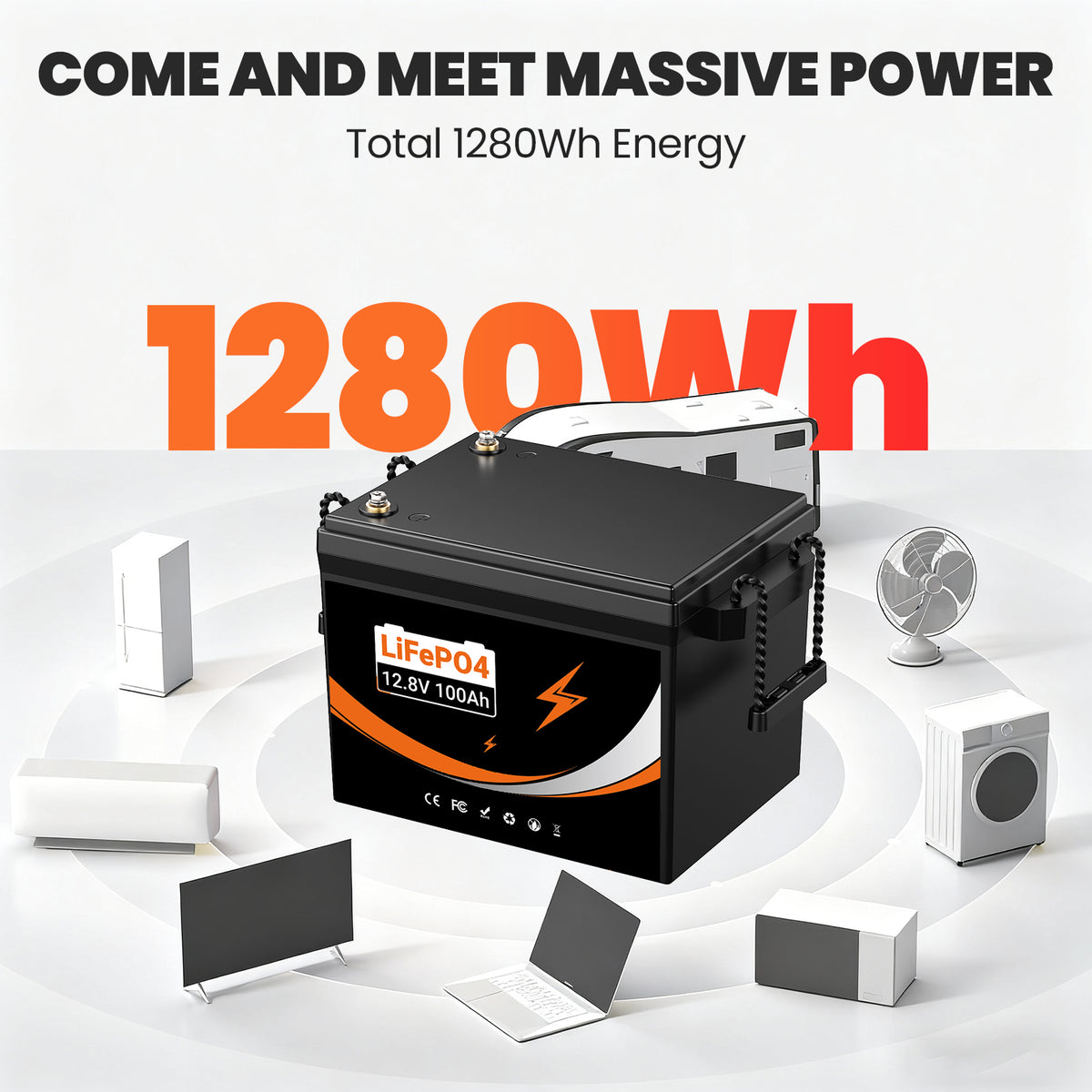12.8V Rechargeable Battery Pack