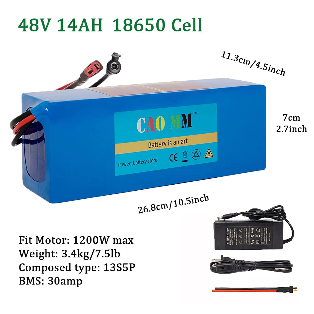 1200W high power motor battery