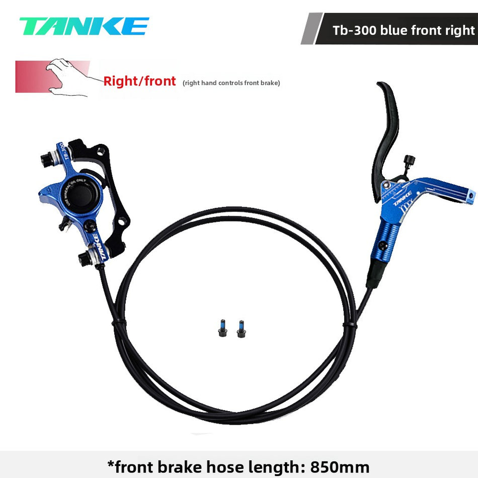 UGNE Aluminum Alloy Hydraulic Disc Brake Caliper Set | High-Performance Mountain & Road Bike Brake Kit | Universal Fit (Black, Red, Blue, Purple)