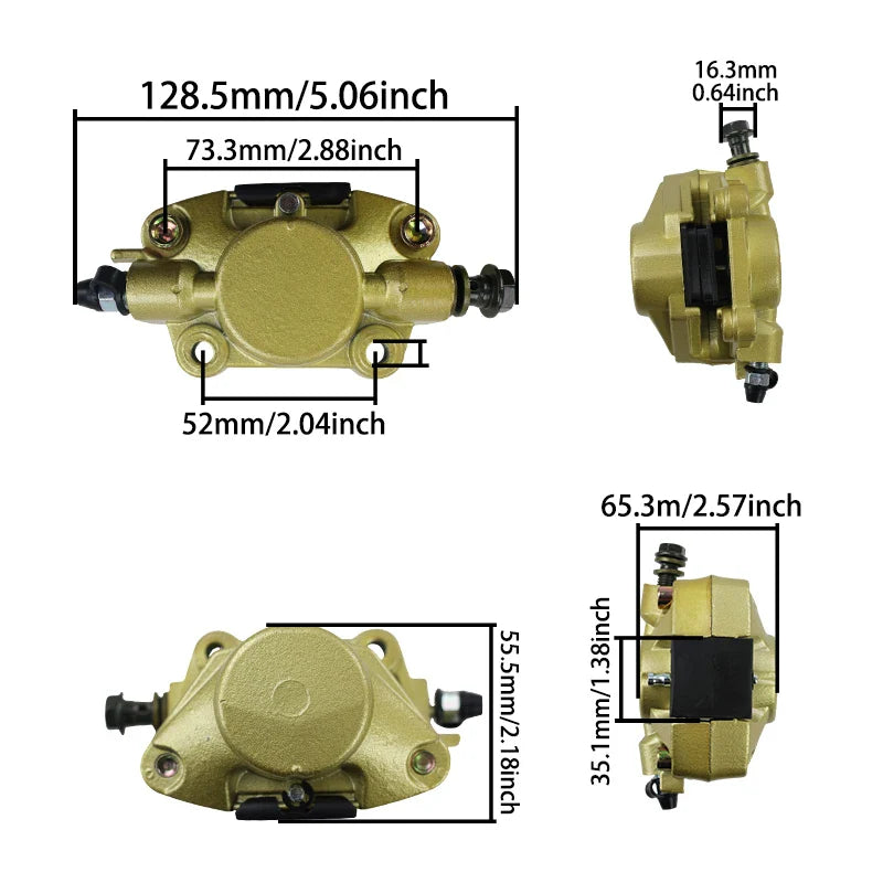 Front Brake Master Cylinder – 110cc/125cc Dirt Bike, Scooter & ATV (Master Cylinder Only)