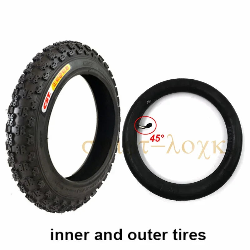 12 1/2x2 1/4 bicycle tire 57-203 with inner tube
