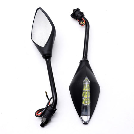 12v-integrated-led-light-motorcycle-mirror