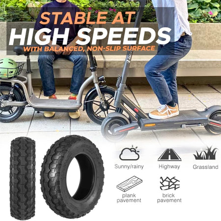 12x3.00-6.5 tubeless scooter tire front or rear wheel use