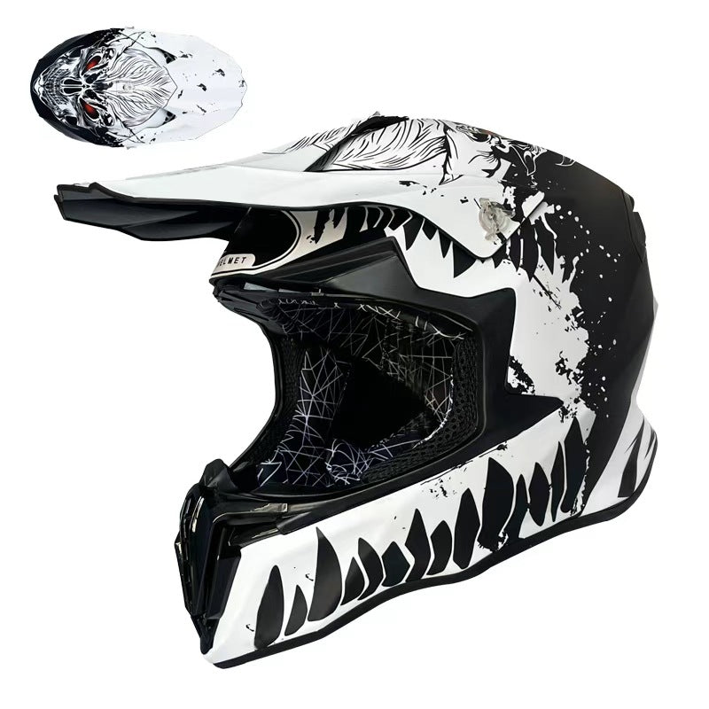 Full Face Off-Road & Motorcycle Helmet (DOT Certified)