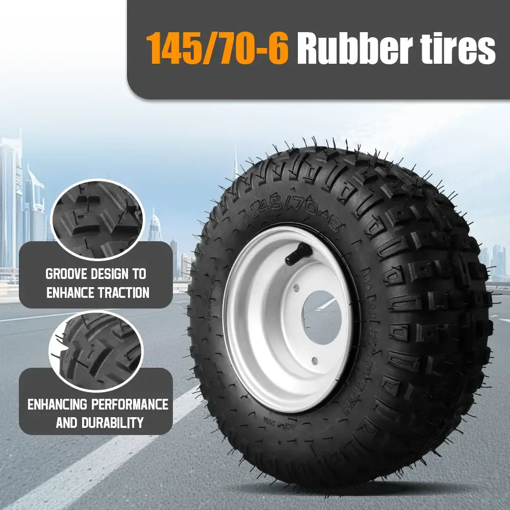 145/70-6 ATV tire for mini quad bike