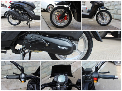 Trans Pro BWSR 150cc - Lightweight, Efficient Gas Bike for Urban Commuting and Delivery