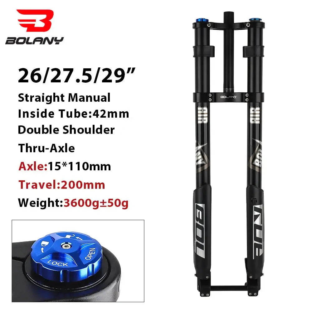 15x110mm Boost Axle Inverted Front Fork for Maximum Stability