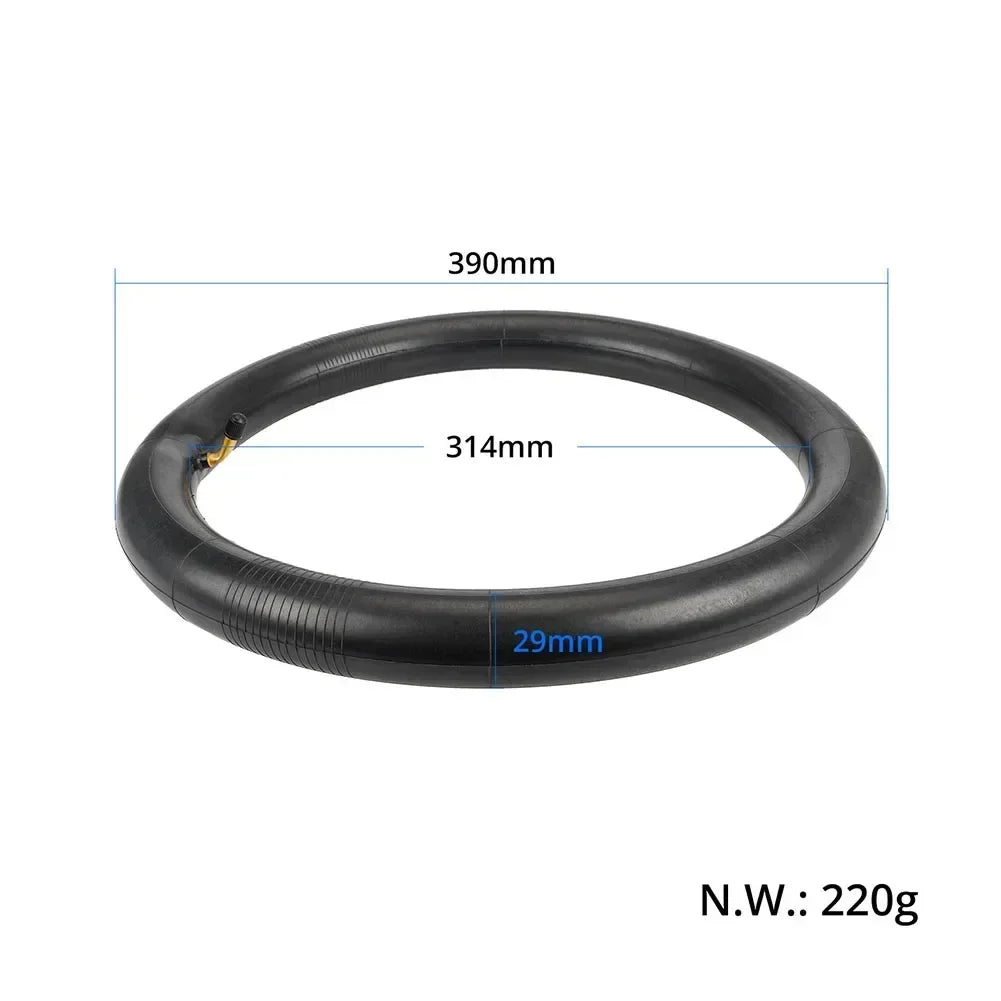   16 Inch Rubber Inner Tube with Bent Valve for Electric Bikes