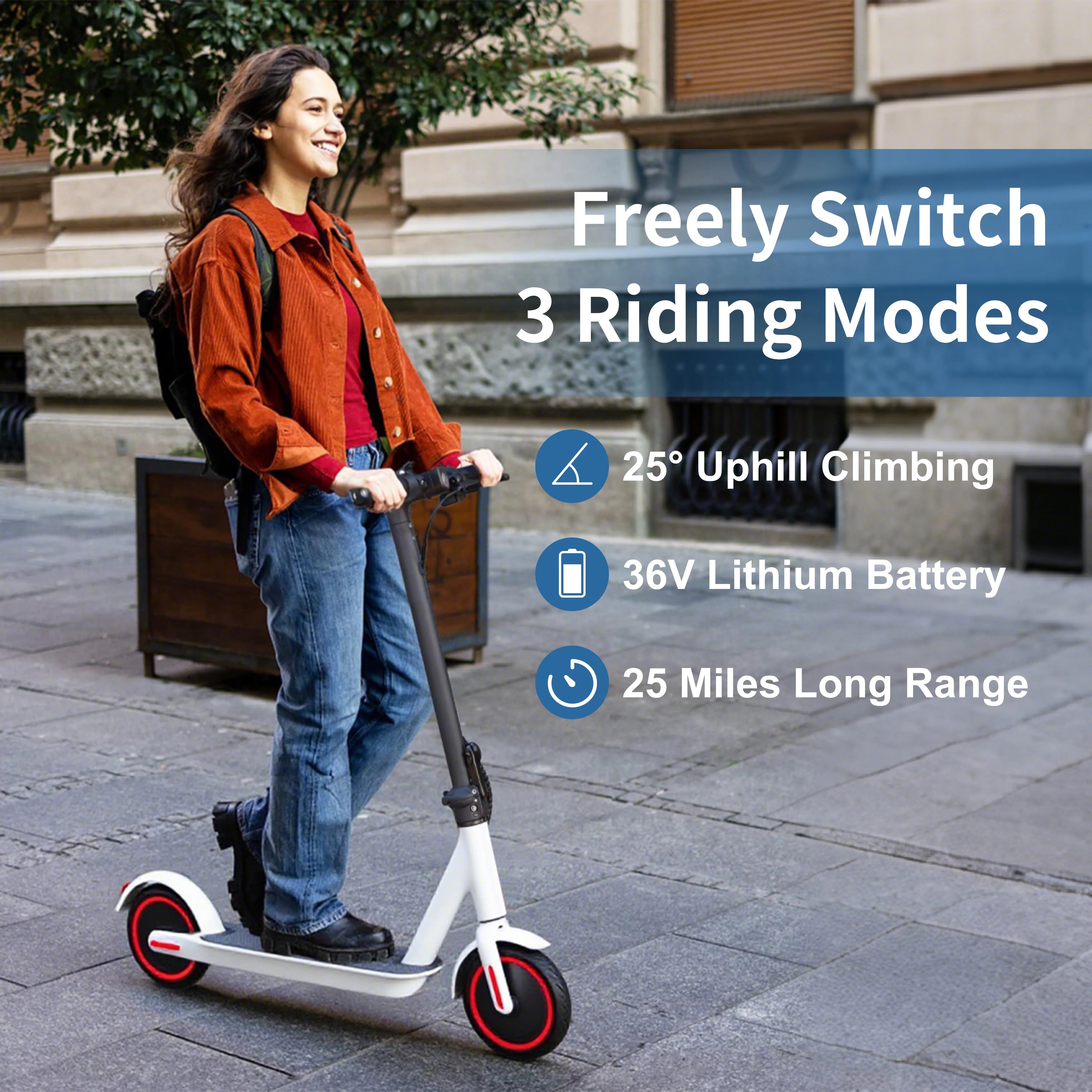16MPH fast electric scooter for urban commuting and travel
