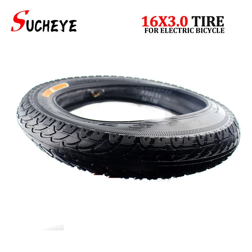 16x3.0 Electric Bicycle Tire and Inner Tube Replacement Set