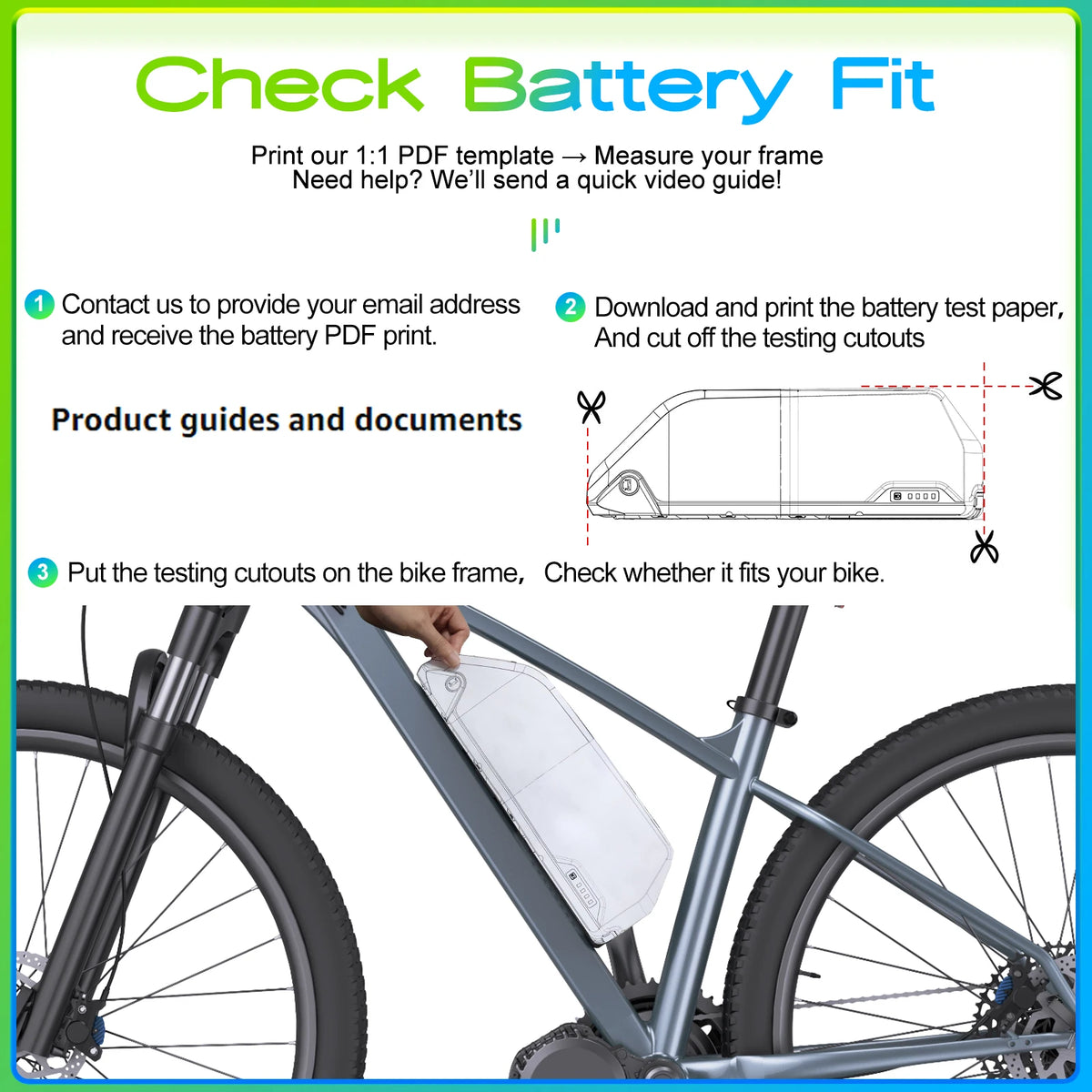 18650 Cell E-Bike Battery