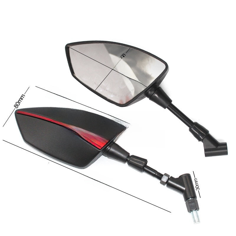 UGNE Universal Tomahawk Side Mirror Premium Metal & Glass for Niu Scooters