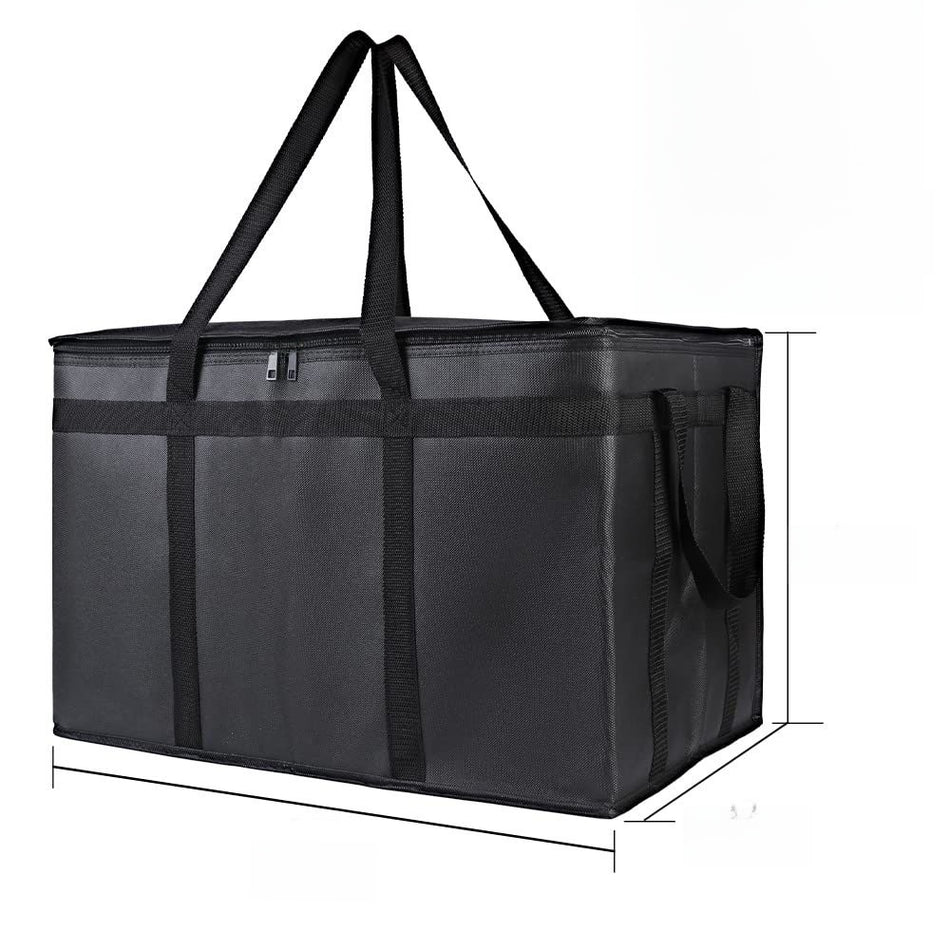 Premium Large-Capacity Insulated Catering & Delivery Bag - 35L/42L/77L Thermal Food Carrier with Reinforced Base