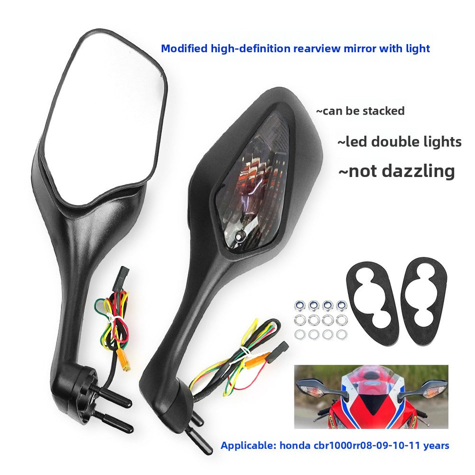Honda CBR1000RR & VFR1200 Foldable Rearview Mirrors (Model XF-411)