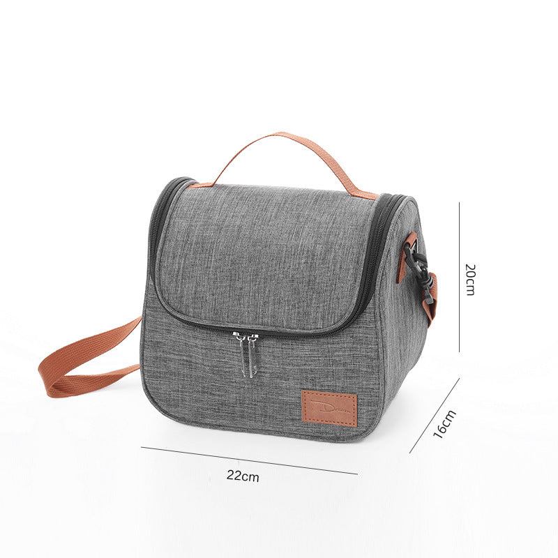 Portable Thermal Lunch Tote Durable Polyester Bag for Office & School