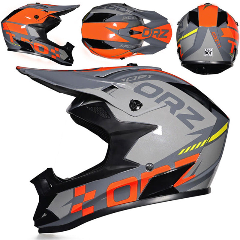Lightweight Off-Road Cycling Helmet - Breathable ABS Full Face Gear for Downhill & Trail Riding