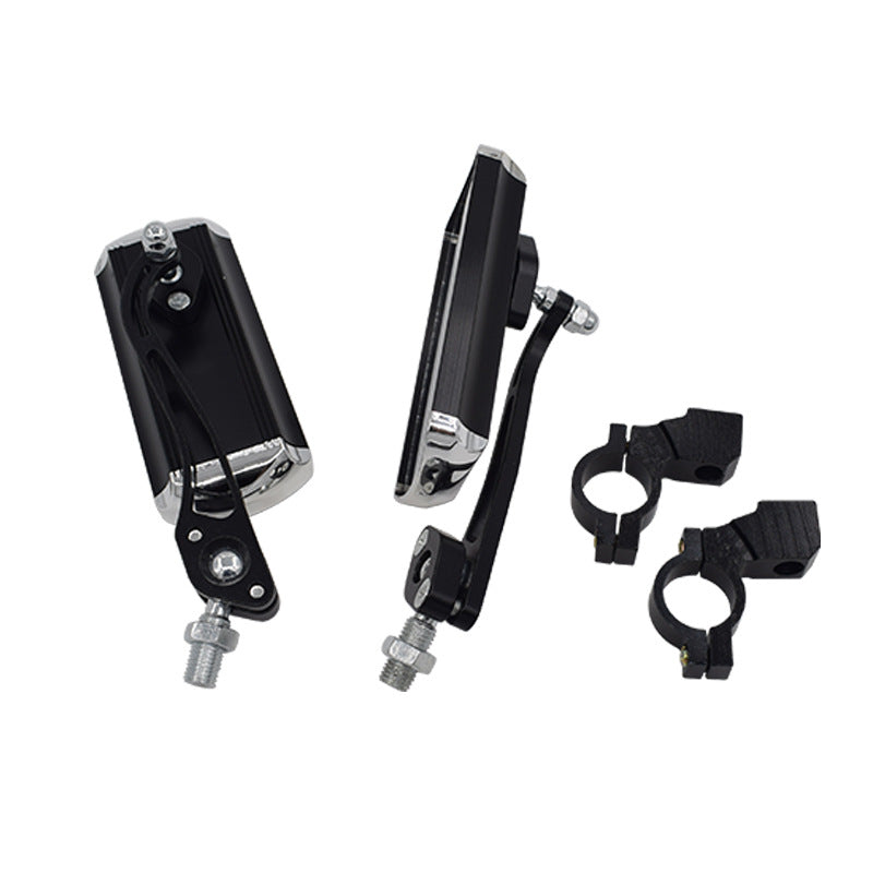 Modern Square Orthodontic Handlebar Mirror Multi-Color Universal Fit