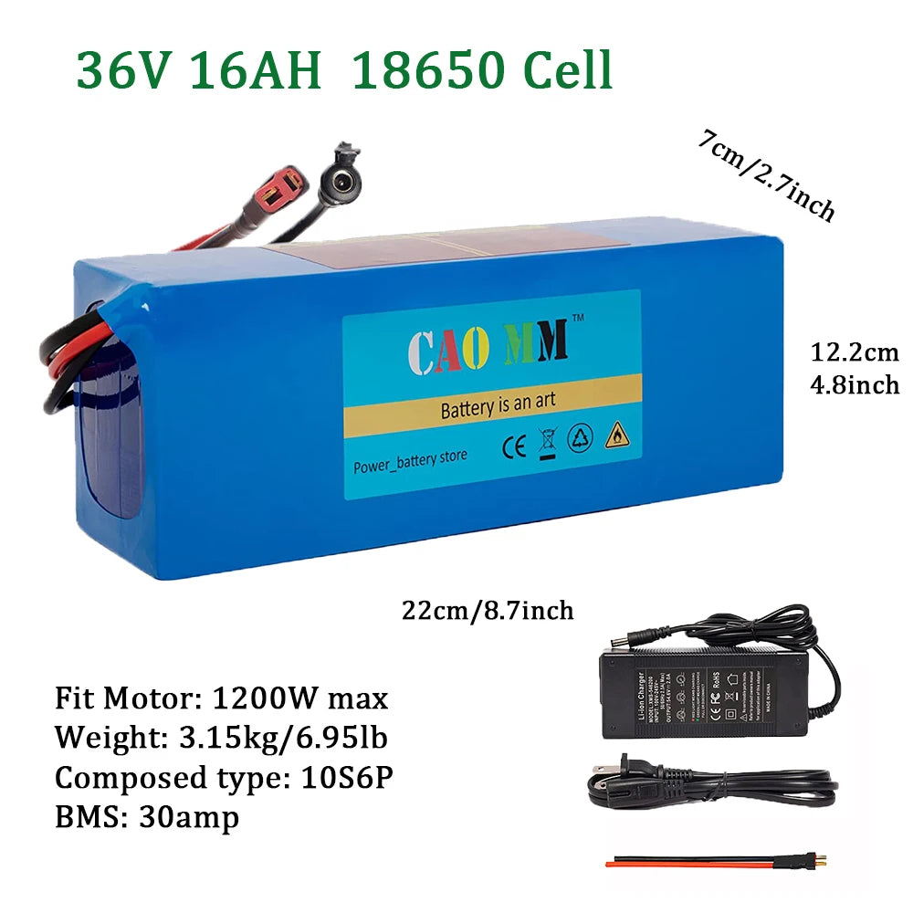 200W motor lithium battery