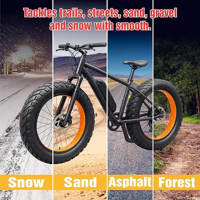 20x4.0 Durable Rubber Bike Tire