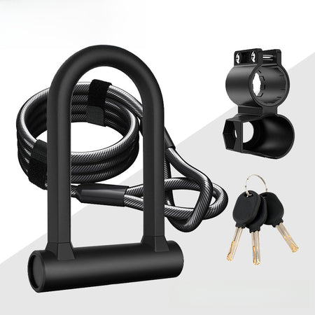 High Strength Alloy U Lock for Bicycle and Motorcycle Protection