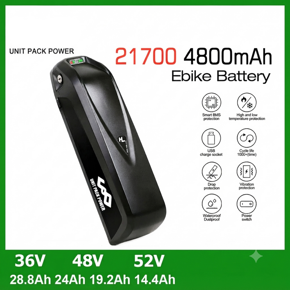 21700 Hailong DownTube Ebike Battery