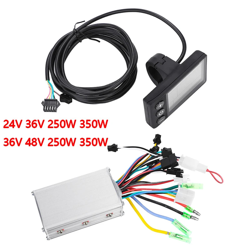 24V-48V brushless e-bike controller with LCD display