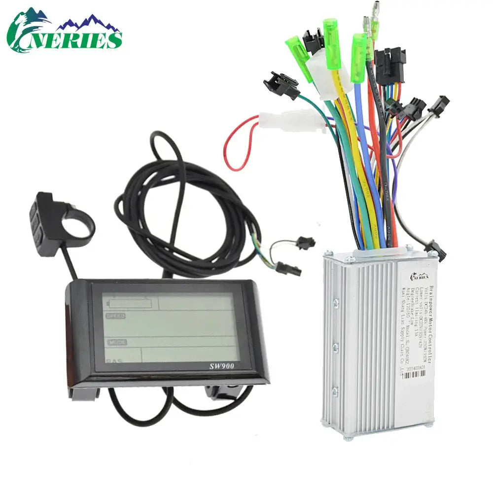 24V 48V 13A brushless motor controller with LCD display.