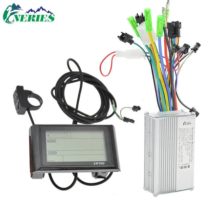 24V 48V 13A brushless motor controller with LCD display.