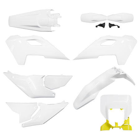 Husqvarna Dirt Bike Plastics Set with Complete Body Panels